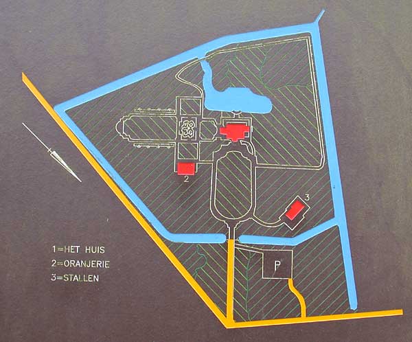 Plattegrond huis Verwolde