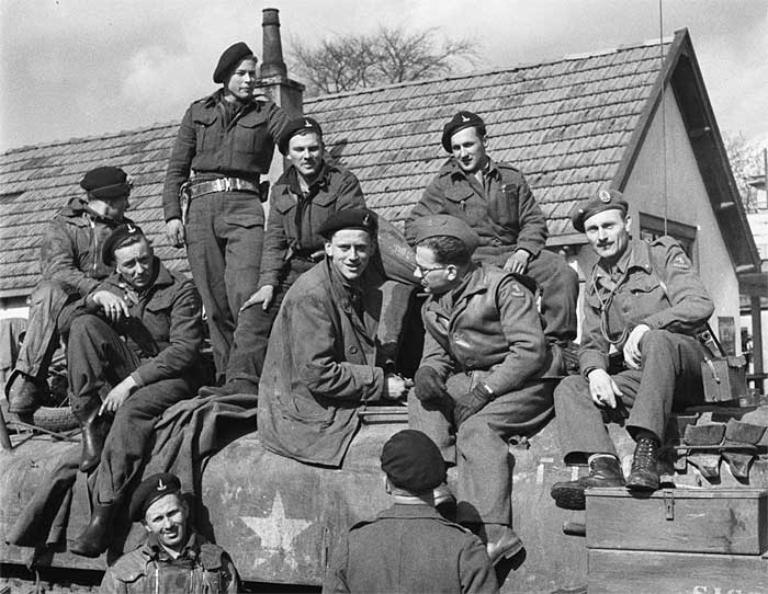 Britse soldaten in Hengelo