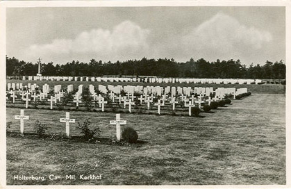 Canadese soldaten begraven op de Holterberg