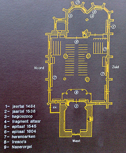 Blasiuskerk Delden plattegrond Middeleeuwen